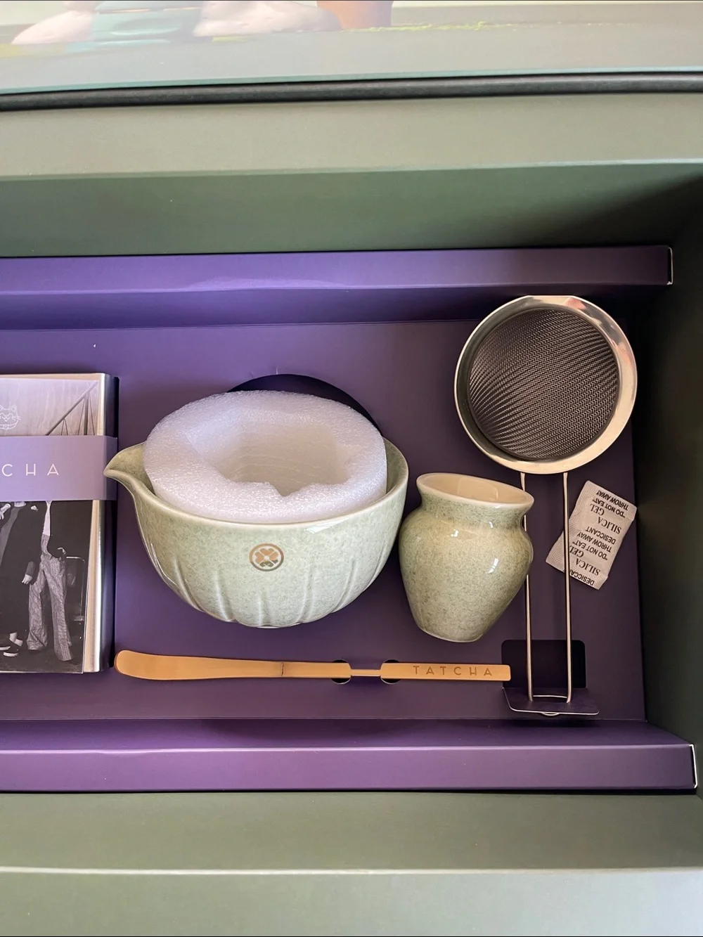 Tatcha Matcha Foam Cleanse - Set A1 Organic 20g Tin pr package